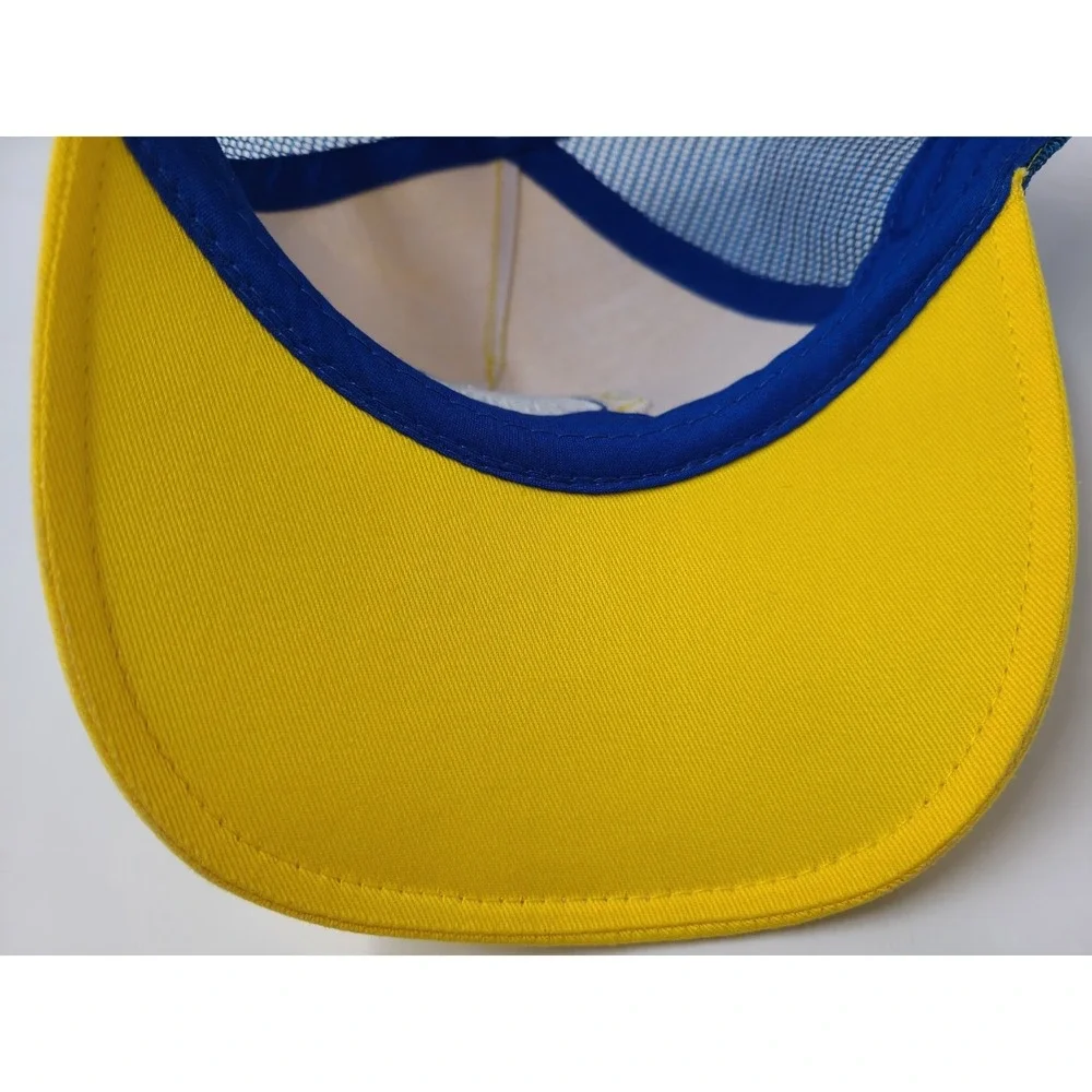 Corona Extra Cerveza Mexican Beer Mesh Trucker‎ (Fits Small) Hat Cap Yellow Blue